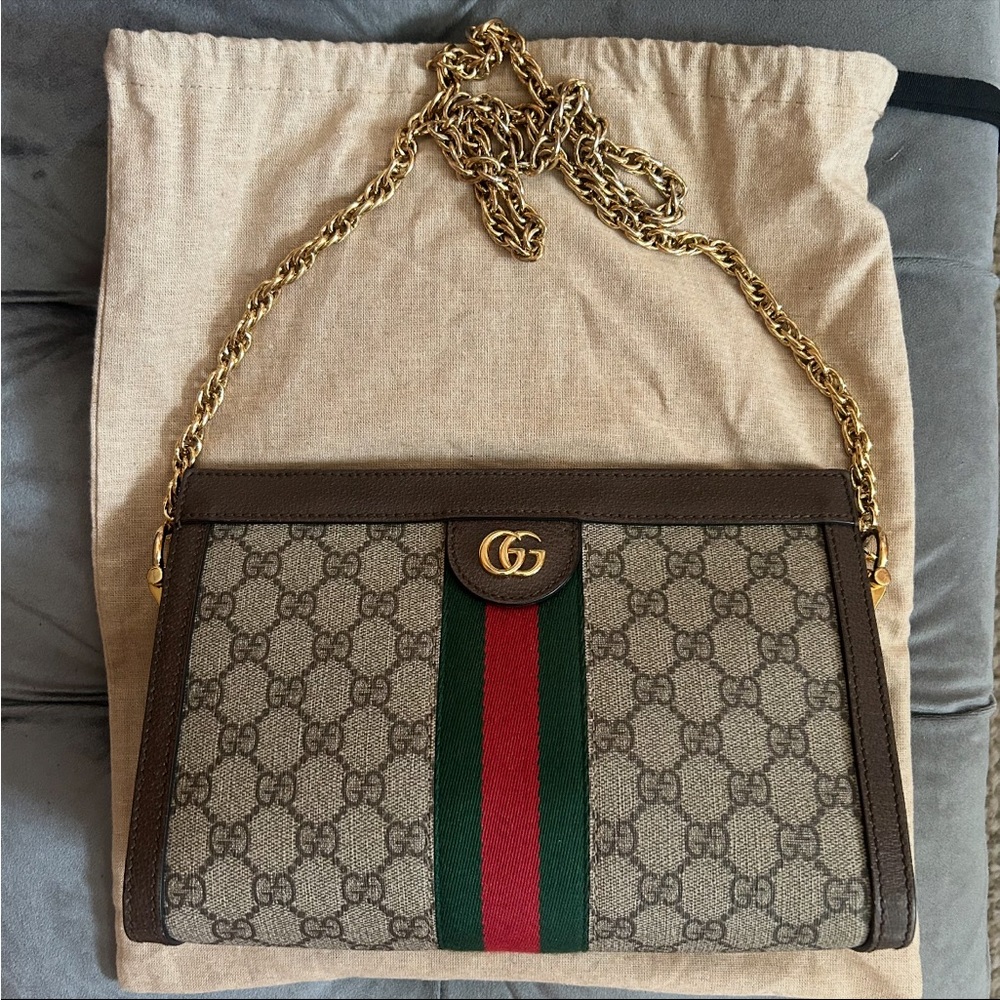 Gucci Ophidia GG chain shoulder / crossbody bag - Picture 3 of 16